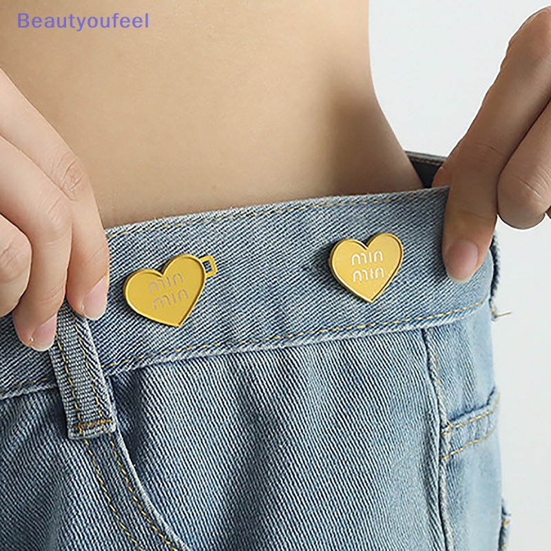 beautyoufeel-กระดุมแป๊กกางเกงยีน-รูปหัวใจ-ปรับได้-แบบเปลี่ยน-1-คู่