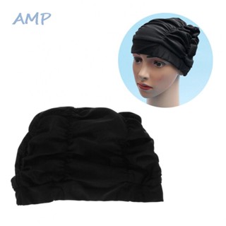 ⚡NEW 8⚡Swimming Cap 32.5-70 Cm Fashion Plain Stretch Nylon Swimmig Part Brand New