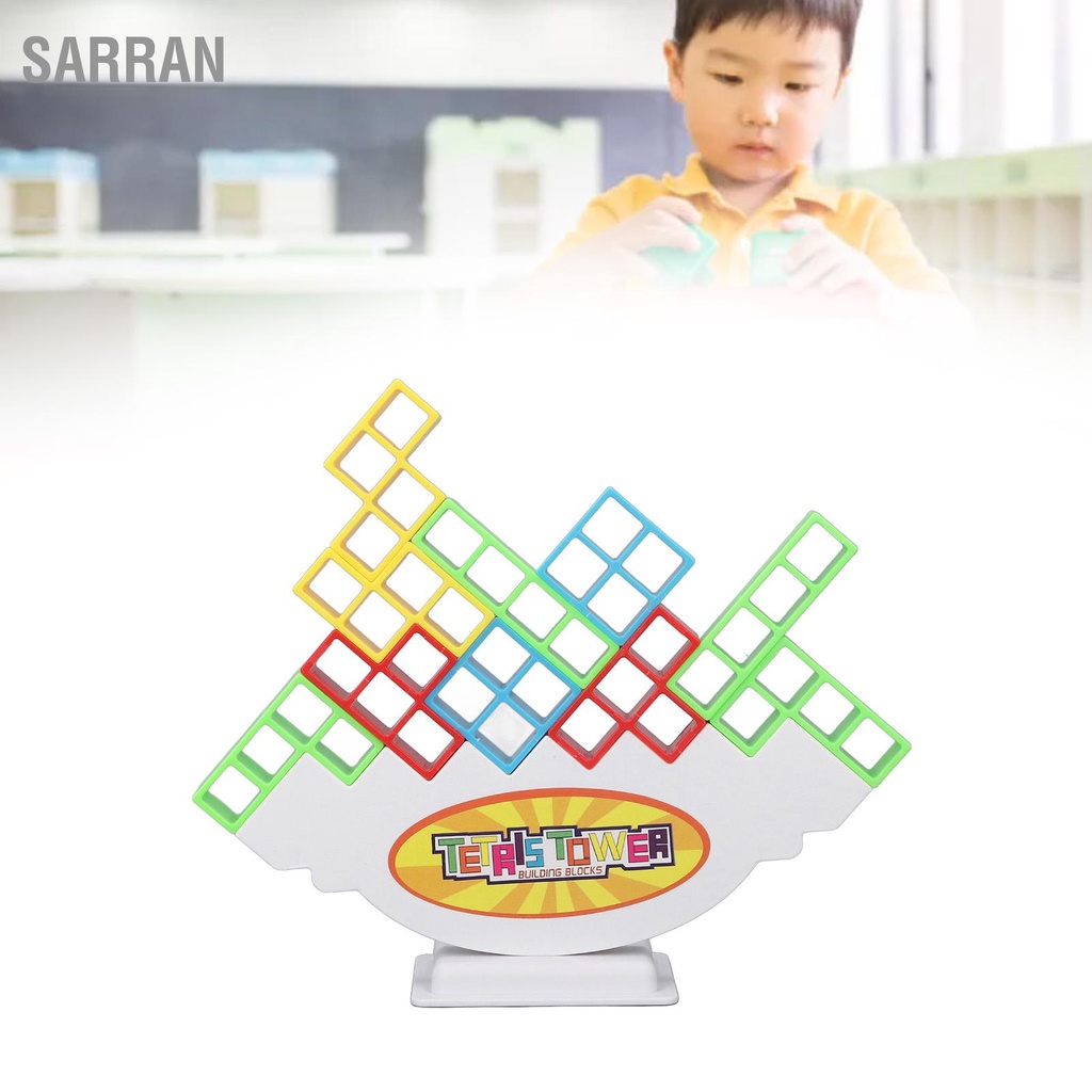 sarran-บล็อกรัสเซียซ้อนของเล่นที่มีสีสันผู้เล่นหลายคนโต้ตอบบล็อกสมดุลของเล่นปริศนา