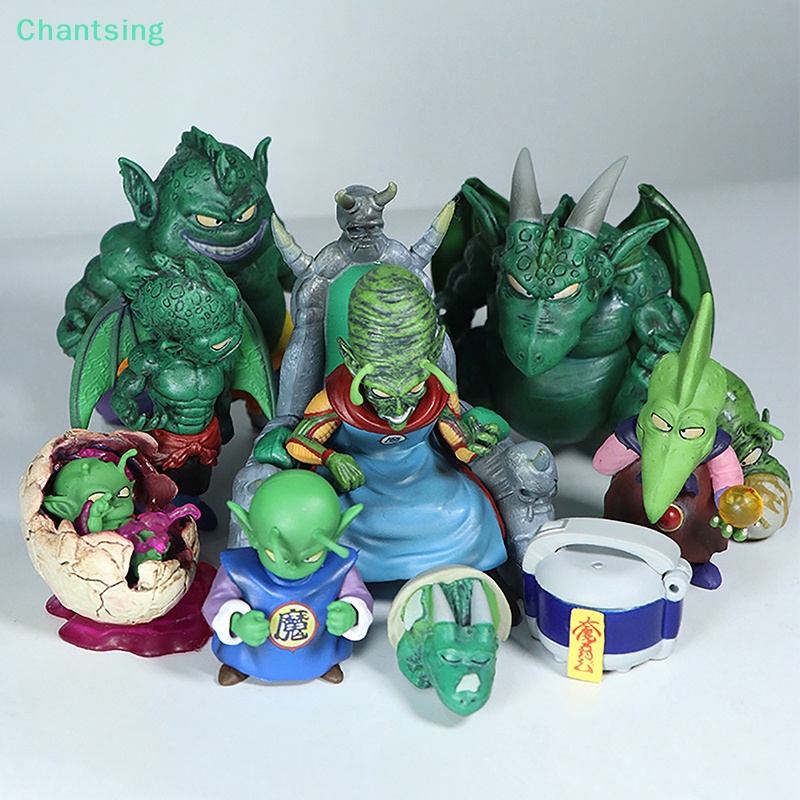 lt-chantsing-gt-ฟิกเกอร์-pvc-อนิเมะดราก้อนบอล-gk-wcf-king-piccolo-family-9-ชิ้น