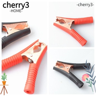 Cherry3 คลิปทดสอบแบตเตอรี่ สีแดง สีดํา