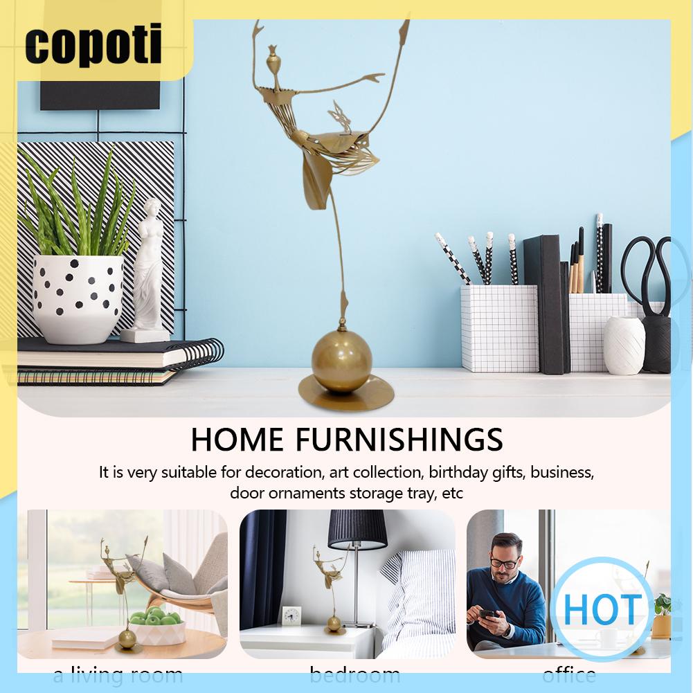 copoti-ตุ๊กตาบัลเล่ต์เต้นรํา-โลหะ-หรูหรา-แฮนด์เมด-สําหรับบ้าน-เพื่อน