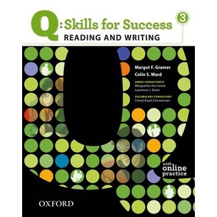 Bundanjai (หนังสือเรียนภาษาอังกฤษ Oxford) Q : Skills for Success 3, Reading &amp; Writing : Students Book +Online Practice