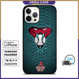 เคสโทรศัพท์มือถือ ลาย Arizona Diamondbacks Cobra สําหรับ iPhone 14 Pro Max 13 Pro Max Samsung Galaxy Note10+ S21Ultra
