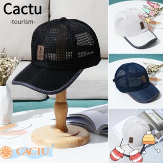 Cactu หมวกเบสบอล ผ้าฝ้าย กันน้ํา แห้งเร็ว