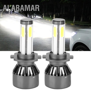 ALABAMAR 9-32V 2*40W รถ LED ไฟหน้าหลอดไฟ 2*4000LM 6000K รถยนต์ H7 ไฟ ไฟหน้า G7