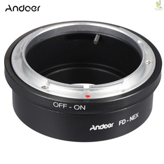 Andoer FD-NEX แหวนอะแดปเตอร์เมาท์เลนส์ สําหรับเลนส์กล้องดิจิทัล NEX E Mount Body Came-8.9