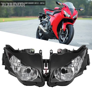 ALABAMAR ฝาครอบเลนส์ไฟหน้าไฟหน้ารถจักรยานยนต์ Fit สำหรับ Honda CBR 1000RR CBR1000RR 2012 - 2016