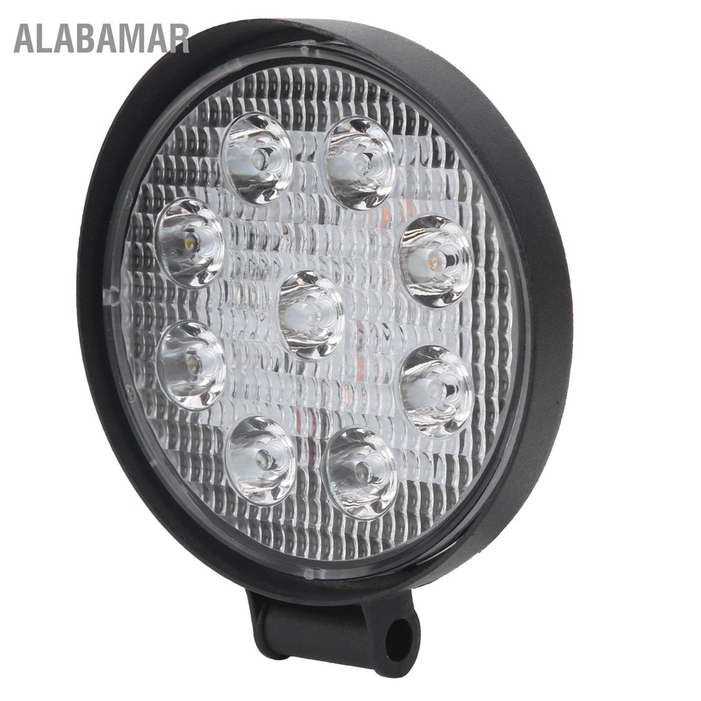 alabamar-27w-round-car-9led-โคมไฟทำงานสำหรับไฟส่องสว่าง-ip67-กันน้ำสากล