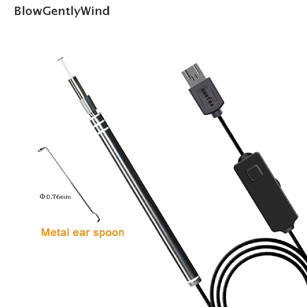 blowgentlywind-ชุดเครื่องมือทําความสะอาดหู-ขี้หู-กล้องส่องทางไกลดิจิทัล-led-bgw