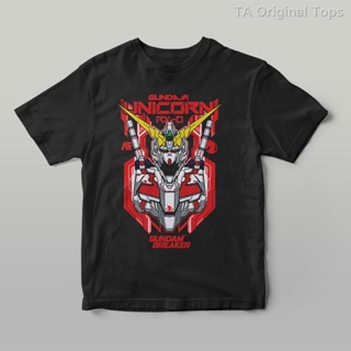 TA GUNDAM Quality cotton Round neck T-shirts For men and women fashion JAPAN CARTOON Black Tops GB_01