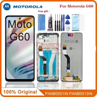 หน้าจอสัมผัส LCD 6.8 นิ้ว สําหรับ Motorola Moto G60 Motorola G60 LCD PANB0001IN PANB0013IN