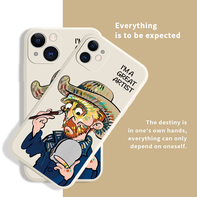 เคสโทรศัพท์มือถือ-ลาย-van-gogh-ระดับไฮเอนด์-เรียบง่าย-สําหรับ-iphone-13promax-apple-12-11-x-xr-xs