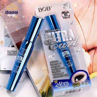 BOBมาสคาร่า 3D มาสคาร่าMascara หลอดสีน้ําเงิน ขนตาไฟเบอร์ Rimel Natural Fibers มาสคาร่ากันน้ํา ติดทน24ชม เครื่องสําอาง แต่งหน้าตา 【doom】