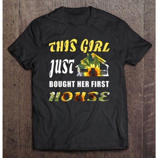 【hot sale】ใหม่ เสื้อยืด พิมพ์ลาย ThisJust Buy Her First House 2 ของขวัญ สําหรับเจ้าของบ้าน