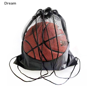 &lt;Dream&gt; กระเป๋าเป้สะพายหลัง ผ้าตาข่าย แบบพกพา สําหรับเล่นกีฬาฟุตบอล บาสเก็ตบอล วอลเลย์บอล กลางแจ้ง ลดราคา