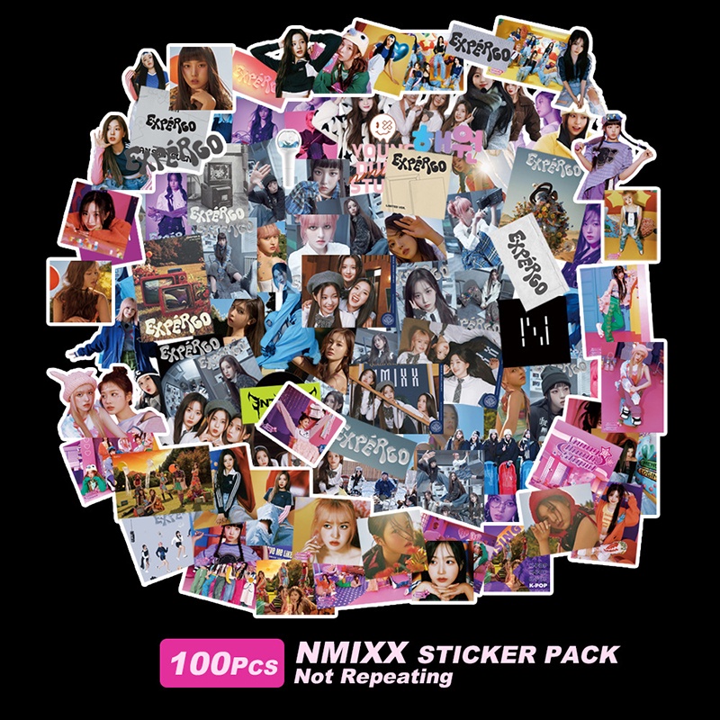 100-ชิ้น-เซต-nmixx-สติกเกอร์-expergo-รูปภาพ-สติกเกอร์ไดอารี่-กระเป๋าเดินทาง-สติกเกอร์