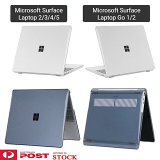 เคสแล็ปท็อป แบบแข็ง ฝาพับ สําหรับ Microsoft Surface Laptop Go 2 3 4 5 13.5 15 นิ้ว