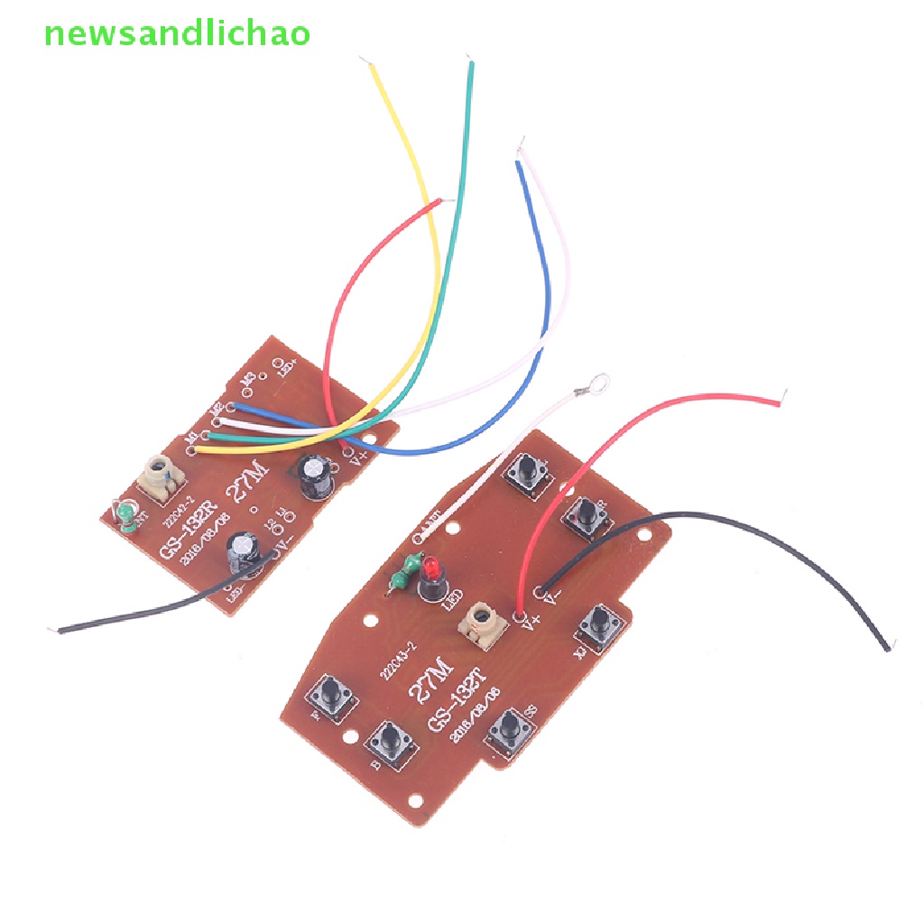 Newsandlichao 6CH 2.4G รีโมทคอนโทรล คุณภาพสูง 27MHz วงจร PCB ตัวรับส่ง ...