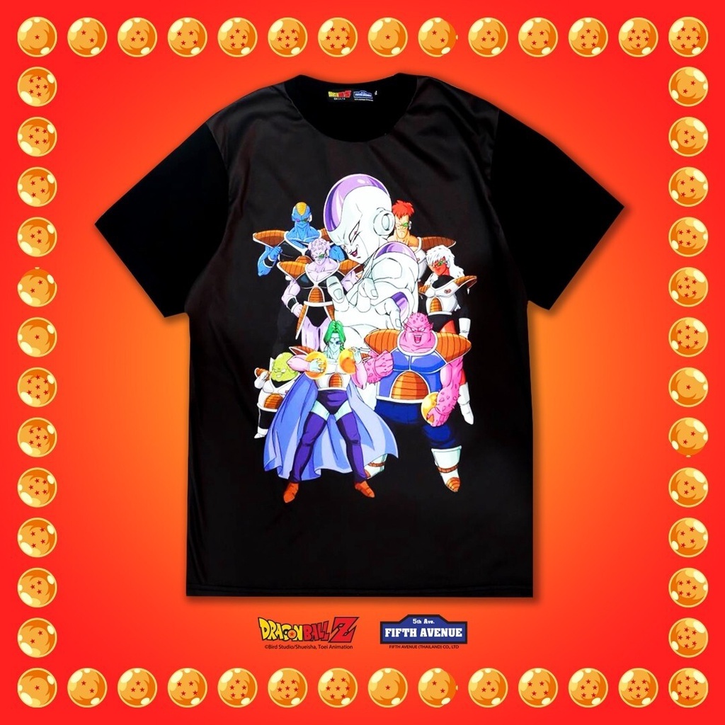 top-ctเสื้อยืดแขนสั้นเสื้อยืด-ลายการ์ตูน-dragonball-z-ลิขสิทธิ์แท้จากญี่ปุ่น-ดราก้อนบอล-group-collection-limited-ลายกลุ่