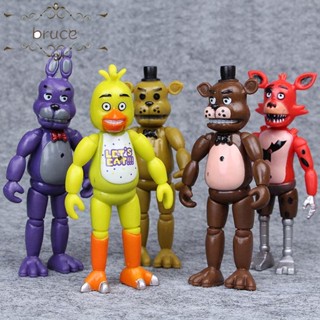 Bruce Five Nights at Freddys Lightening โมเดลฟิกเกอร์ รูปกระต่ายบอนนี่ หมี เฟรดดี้ ของเล่น ของสะสม ของขวัญ สําหรับตกแต่งรถยนต์