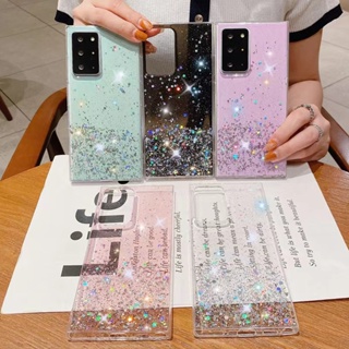 All-inclusive Casing Samsung S20 S21 FE 5G S22 S22+ S23 S23+ PLUS Ultra Note 20 Advanced Elegance Glitter Transparent Soft Phone Back Cover Case 1QH 01