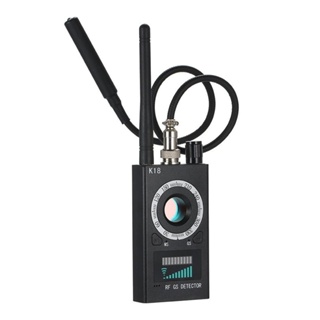 K18 Multi-Function Anti Detector Camera GSM Audio Bug Finder เลนส์สัญญาณ GPS RF Tracker ตรวจจับผลิตภัณฑ์ไร้สาย