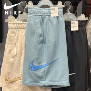 [พร้อมส่ง] ของแท้ 100% Nike กางเกงขาสั้น ผ้าฝ้าย ทรงหลวม เอวกลาง ปักลาย สําหรับผู้ชาย และผู้หญิง