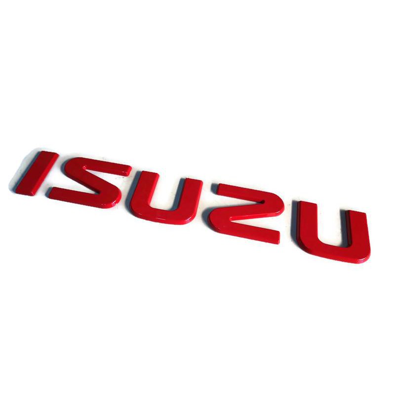 แนะนำ-logo-isuzu-สีแดงติดท้ายรถกะบะดราก้อนอาย-ราคาดีที่สุด-จบในที่เดียว