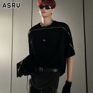 ASRV เสื้อยืด ใหม่เสื้อยืดแฟชั่นอินเทรนด์แบรนด์คอกลมแขนสั้นเยาวชนยอดนิยมแบบหลวมๆอินเทรนด์ชาย ins