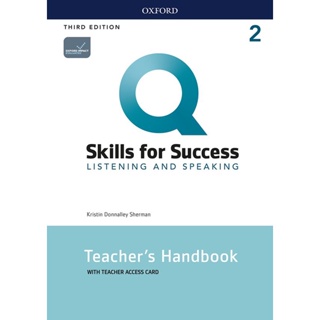 Bundanjai (หนังสือ) Q : Skills for Success 3rd ED 2 : Listening and Speaking Teachers Handbook with Teachers Access