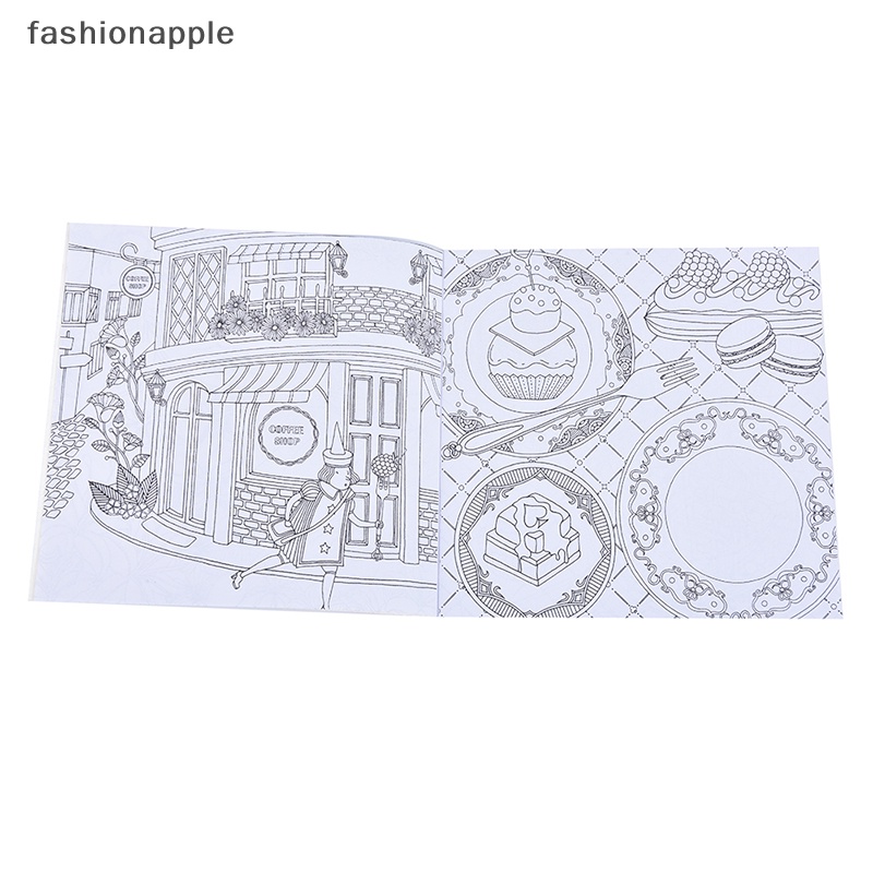 fashionapple-สมุดระบายสี-บรรเทาความเครียด-สําหรับเด็ก-และผู้ใหญ่-พร้อมส่ง