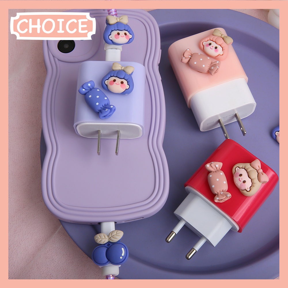 เคสป้องกันสายชาร์จ-แบบนิ่ม-สีแคนดี้-20w-สําหรับ-iphone12-13-pro-14-pro-max