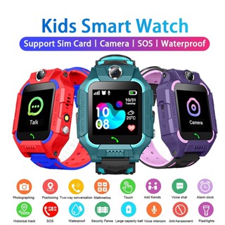 Q12 Kids Smart Watch หน้าจอสัมผัส SOS GPS Anti-lost Kids Tracker รองรับซิมการ์ดสำหรับ Android IOS ip