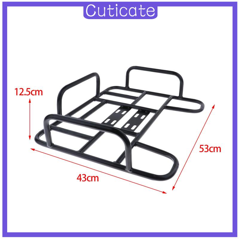 cuticate-ตะกร้าเหล็กเก็บของ-กันฝน-สําหรับติดด้านหลังรถจักรยาน