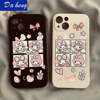 เคสโทรศัพท์มือถือ กันกระแทก กันรอยขีดข่วน ลายการ์ตูนเมโลดี้น่ารัก สําหรับ Iphone 11XRXS7 Max 1314Pro 12 XXA8 8p