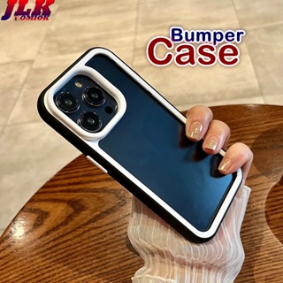 [JLK] Summer Cooling Candy Color Hollow Out Bumper Phone Case For iPhone 14 Pro 13 12 11 Pro Max Dual Color Border Soft Silicone Cover