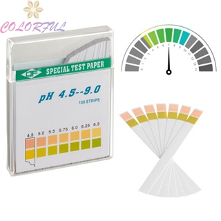 【COLORFUL】PH Test Strip Quick Results Universally Drinking Water For Hydrocultures