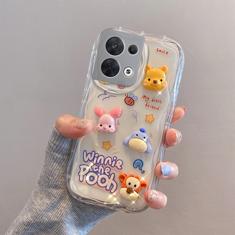 เคส-oppo-reno-8-reno-8-pro-reno-8proplus-ตุ๊กตาสามมิติ-สีใส-การ์ตูน-กรณีป้องกันโทรศัพท์มือถือ-ty4