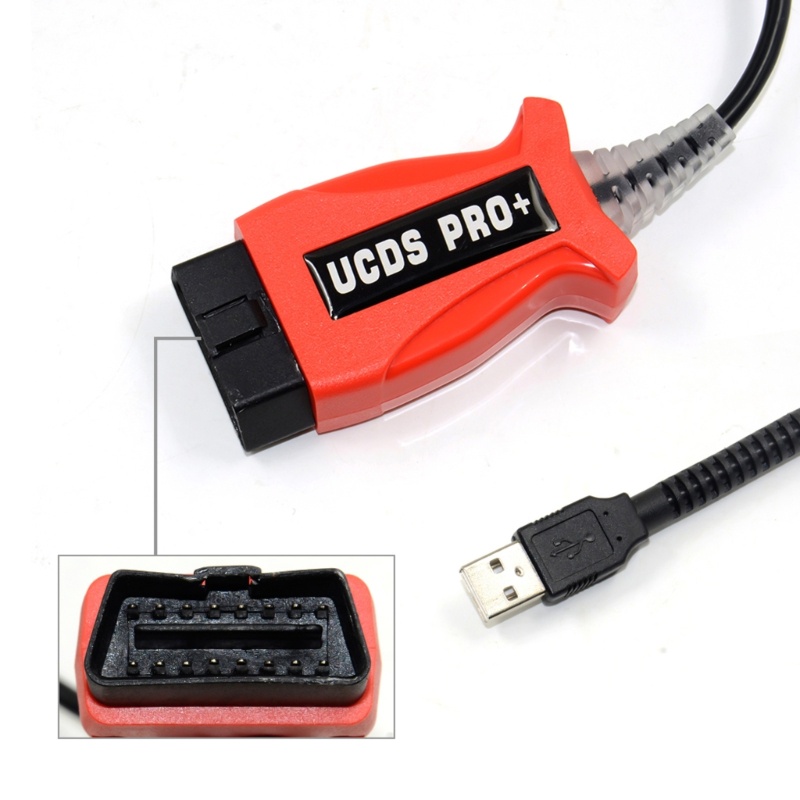 Car Diagnostic Cable V1.27.001 UCDS With 35 Tokens Auto OBD2 Scanner ...