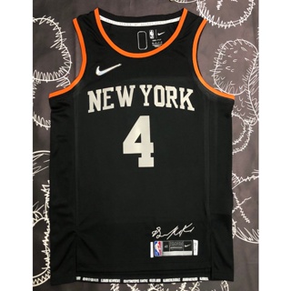 เสื้อกีฬาบาสเก็ตบอล nba York Nicks No.4 Rose black mvp 2022 978809