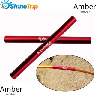 Amber เสาเต็นท์ ท่ออลูมิเนียม สีแดง / สีเงิน อุปกรณ์เสริม สําหรับเต็นท์