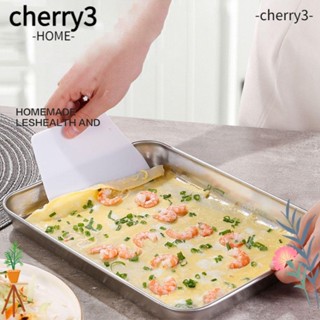 Cherry3 ถาดอบ ทรงสี่เหลี่ยมผืนผ้า สเตนเลส ทนทาน ไม่เหนียวติด สําหรับทําอาหาร