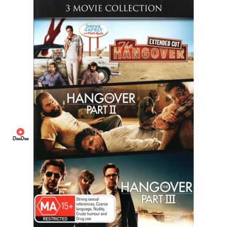 DVD The Hangover เดอะ แฮงค์โอเวอร์ ภาค 1-3 DVD Master เสียงไทย (เสียง ไทย/อังกฤษ | ซับ ไทย/อังกฤษ) หนัง ดีวีดี