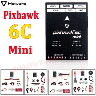 Holybro Pixhawk 6C Mini H743 โมดูลควบคุมการบิน PM02 V3 12S PM06 M8N GPS สําหรับเครื่องบินบังคับ