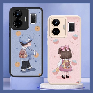 Cartoon soft shell Phone Case For OPPO Realme GT NEO5/240W/Realme GT3 Silica gel Anti-knock heat dissipation funny couple
