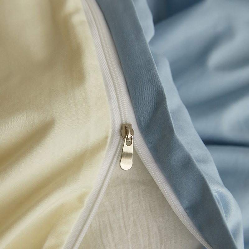 ชุดเครื่องนอน-ผ้าปูที่นอน-ปลอกหมอน-ลาย-queen-selimut-cadar-สีเหลือง-สีฟ้าอ่อน-คิงไซซ์