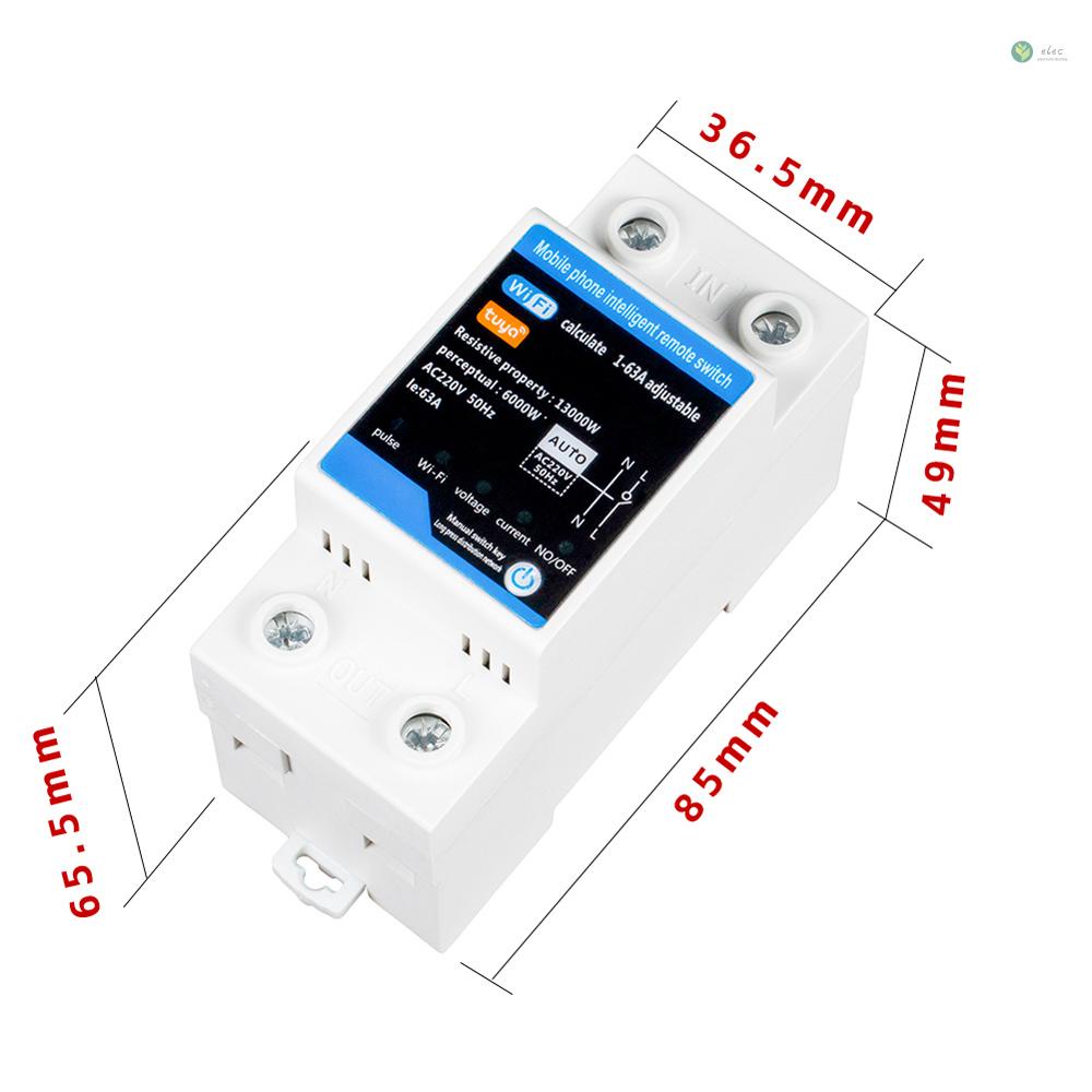 พร้อมส่ง-อุปกรณ์ป้องกันแรงดันไฟฟ้าอัจฉริยะ-wifi-หน้าจอ-lcd-อเนกประสงค์-ตั้งค่าได้