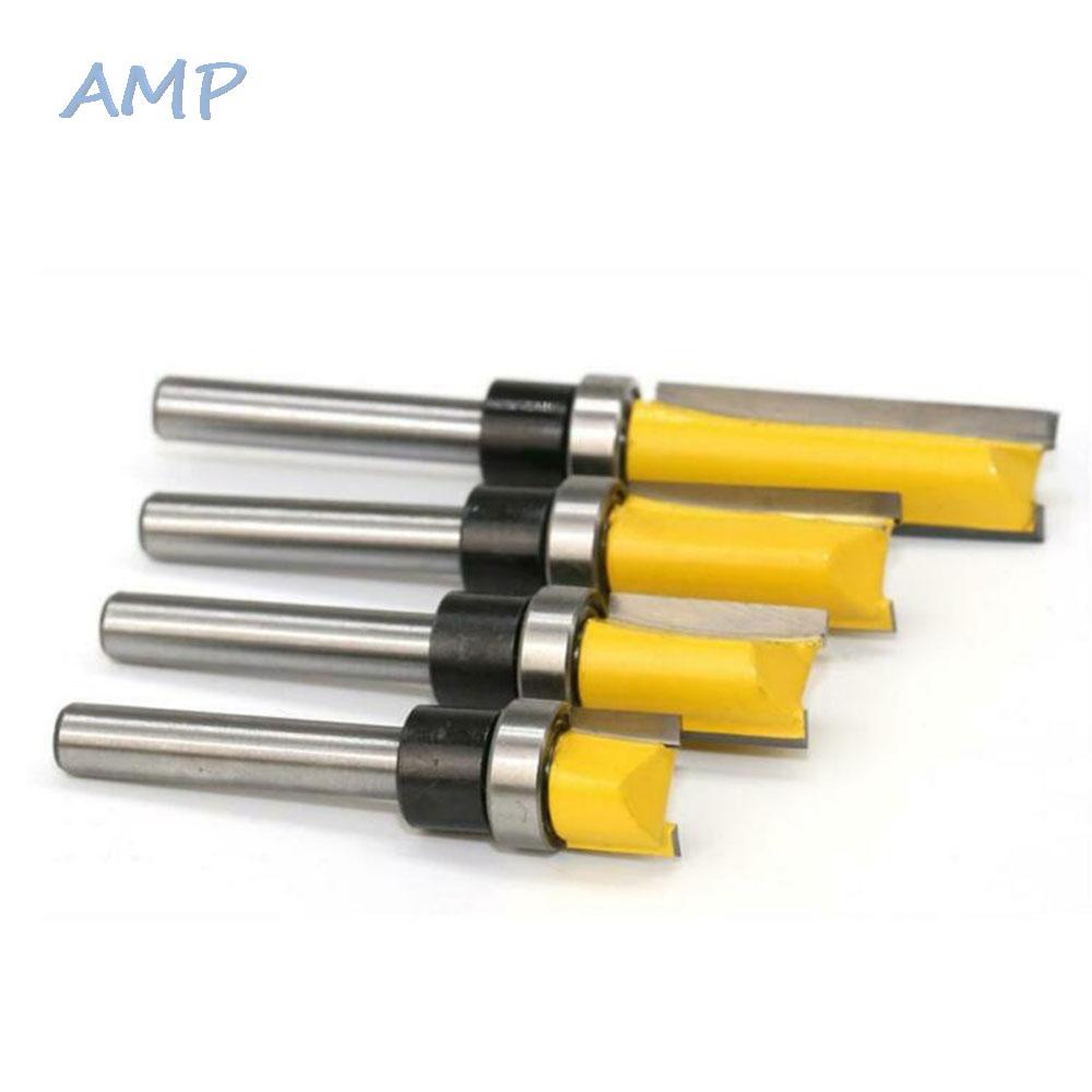 new-8-pattern-bit-top-bearing-yellow-silver-industrial-workshop-tool-1pc-1-4inch-shank