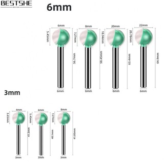 เครื่องมือแกะสลักไม้ คาร์ไบด์ ทรงกลม สําหรับงานไม้ 3/4 ชิ้น